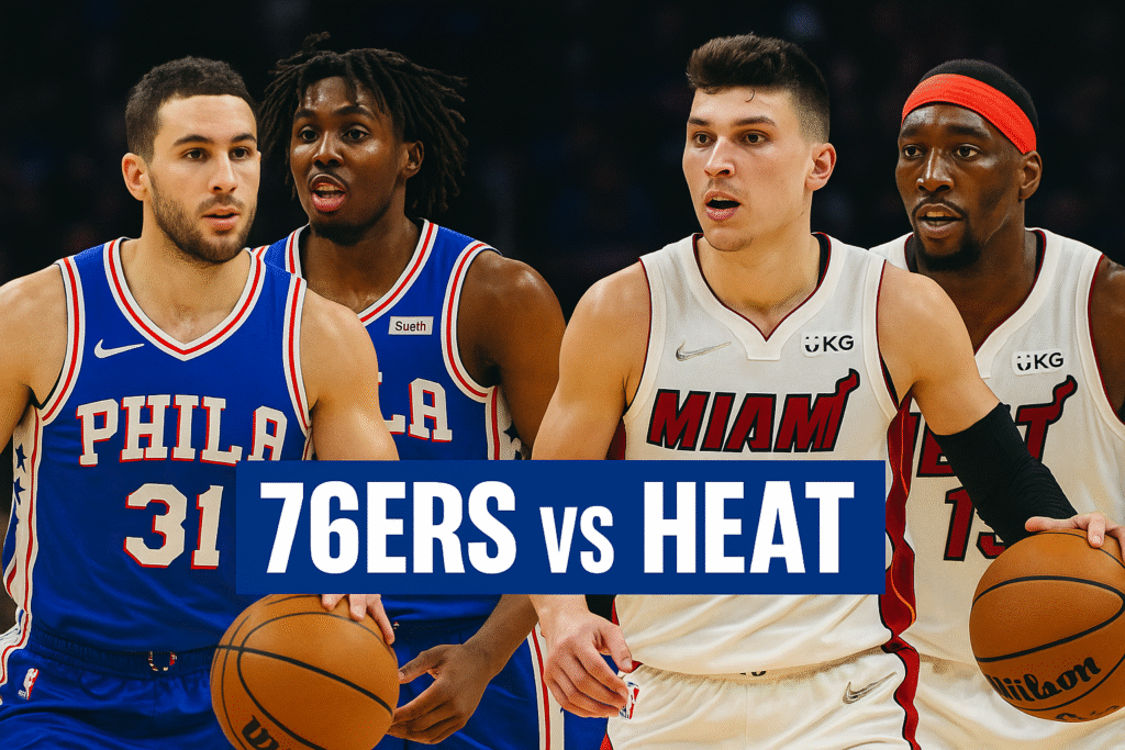 76ers vs miami heat match player stats