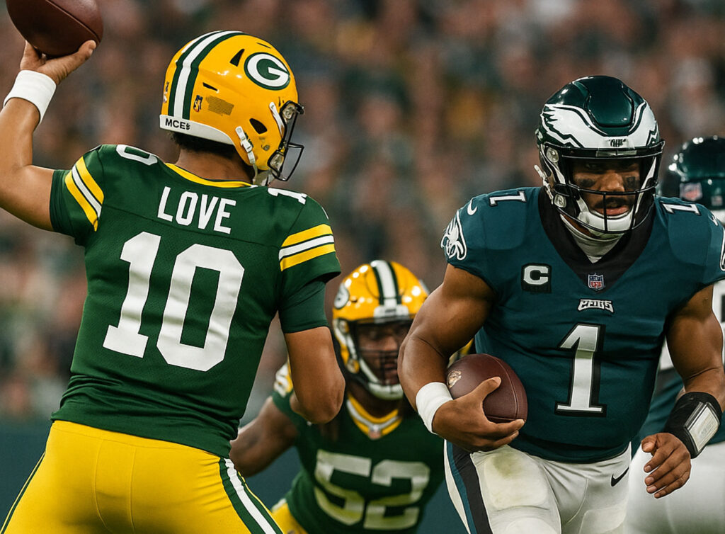 green bay packers vs philadelphia eagles match player stats